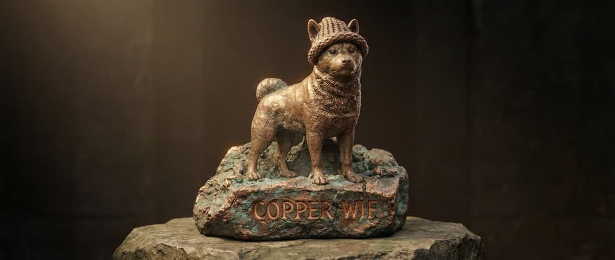 Copper WIF statue